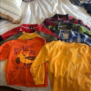 COPY - Boy lot long sleeve shirts size 5, 5/6